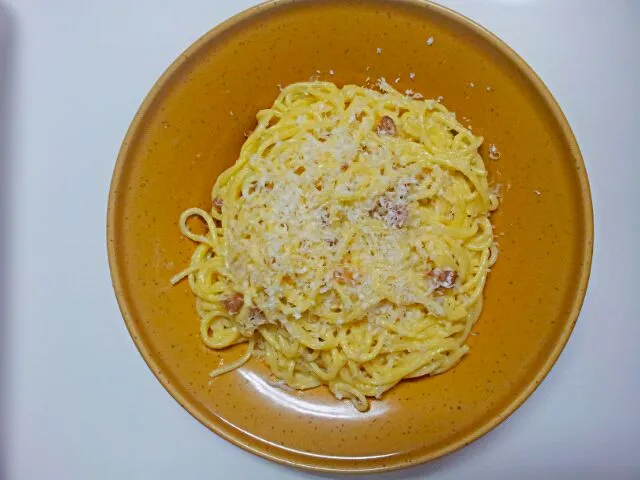 Snapdishの料理写真:Spaghetti alla carbonara|Osman Çilen Seroydaş Öndeşさん