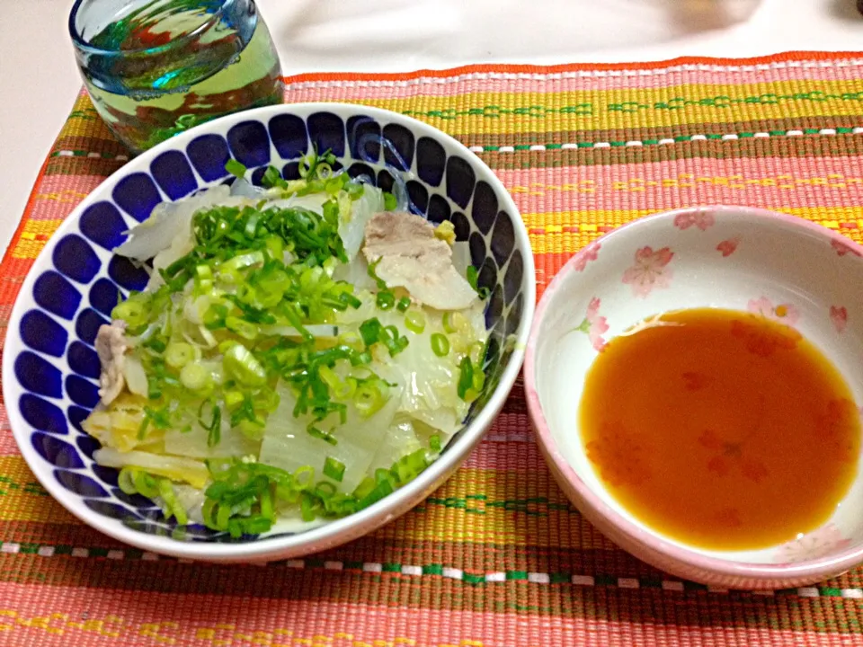 白菜と豚バラの重ね蒸し。|だるころさん