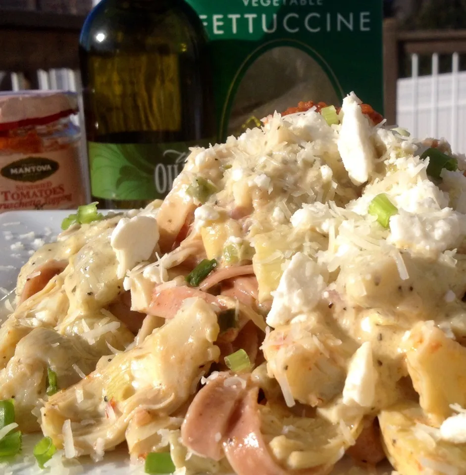 Creamy Artichoke Pasta|peggy waldonさん