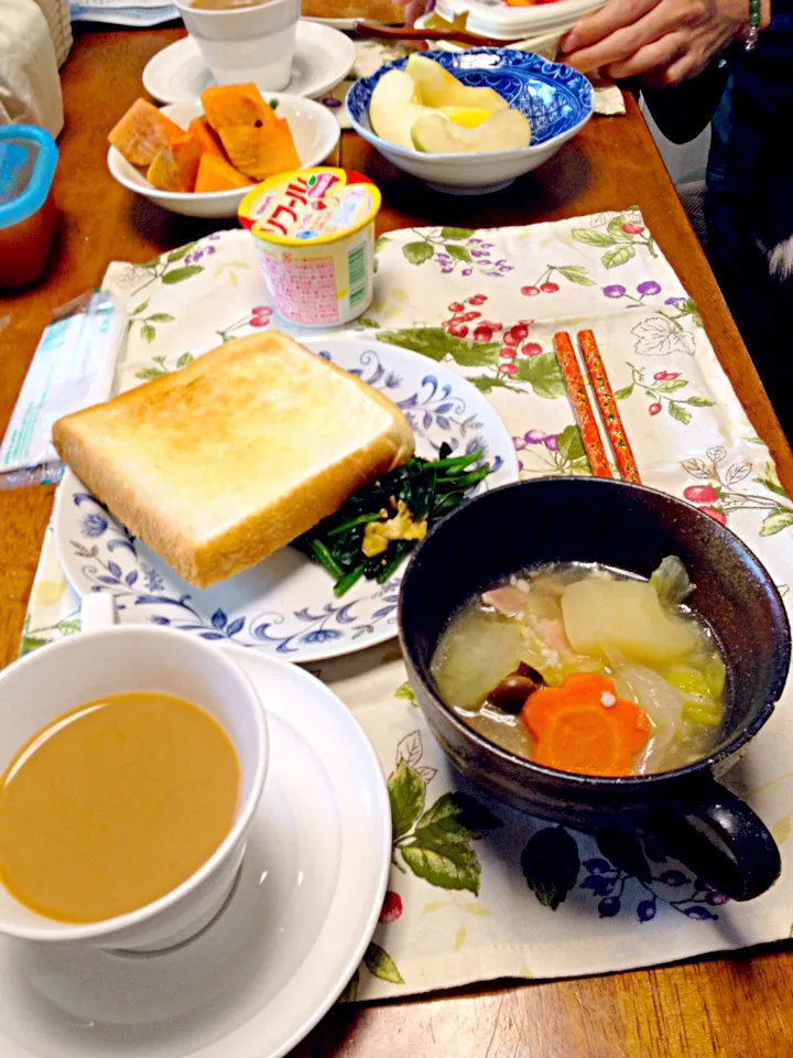 Snapdishの料理写真:朝ごはん|まゆさんさん