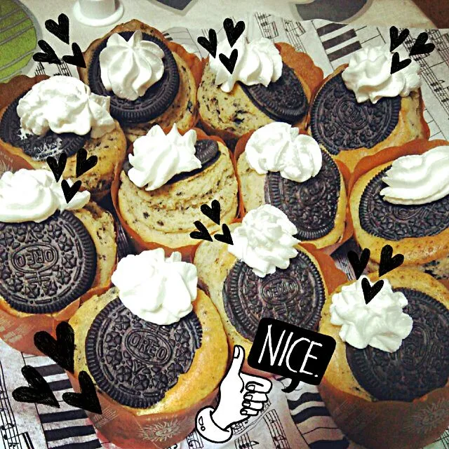 Snapdishの料理写真:OREO muffin♪|Kashimanakitchenさん