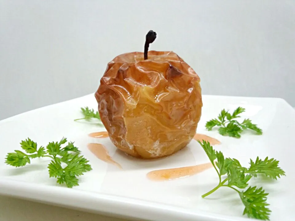 焼リンゴのシャーベット　100%天然シロップソース|嶋倉秀一さん