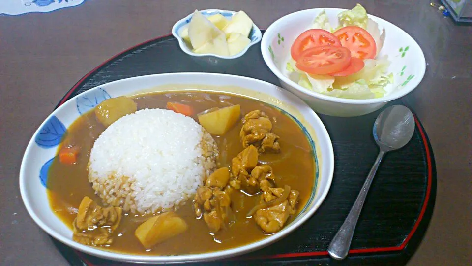 japanese style of chicken curry n rice|sachiさん