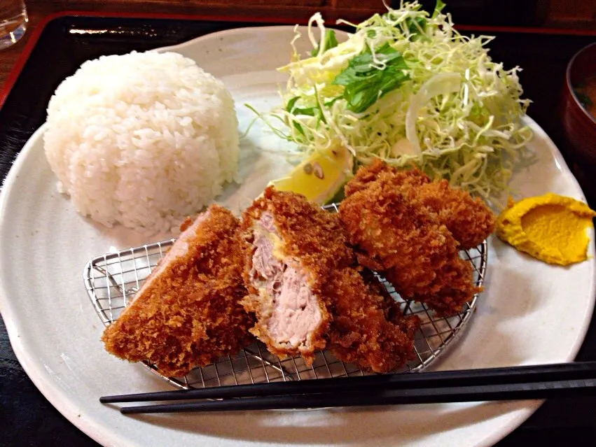 ヒレカツ＆カキフライ定食|キリくんさん