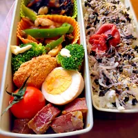 寝坊した朝の、詰めるだけ弁当☆|izumiさん