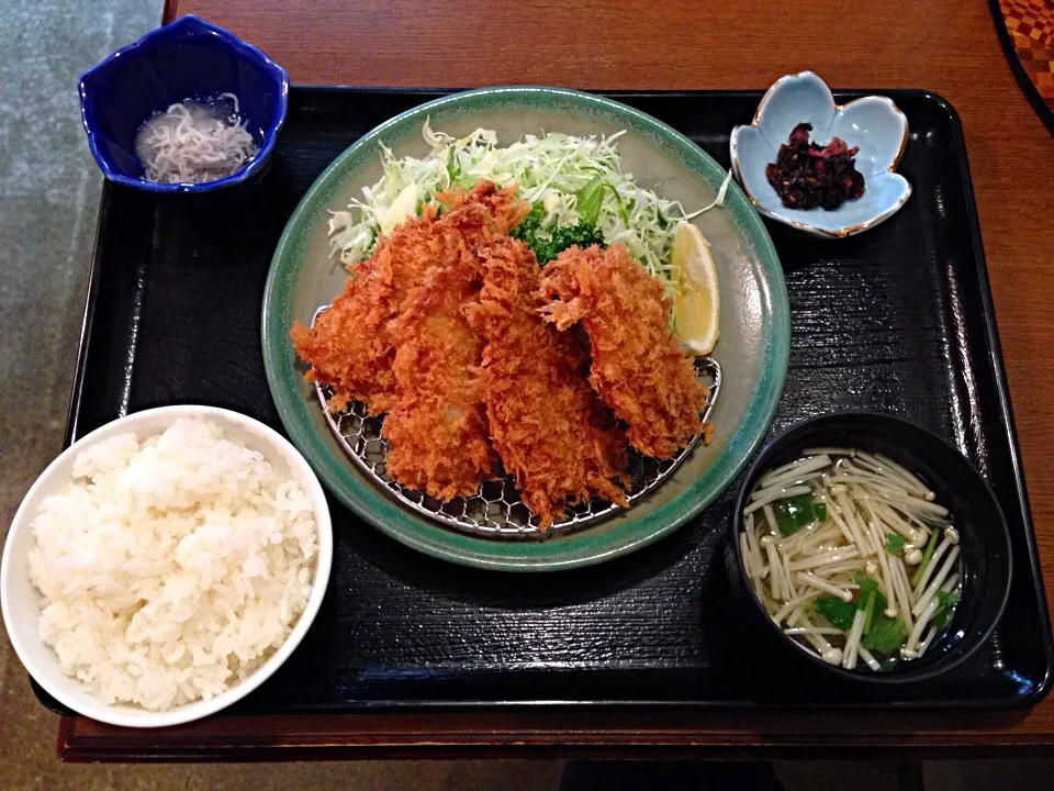 アジフライ定食|ハギーさん