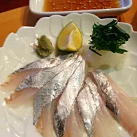 Snapdishの料理写真:太刀魚 造り