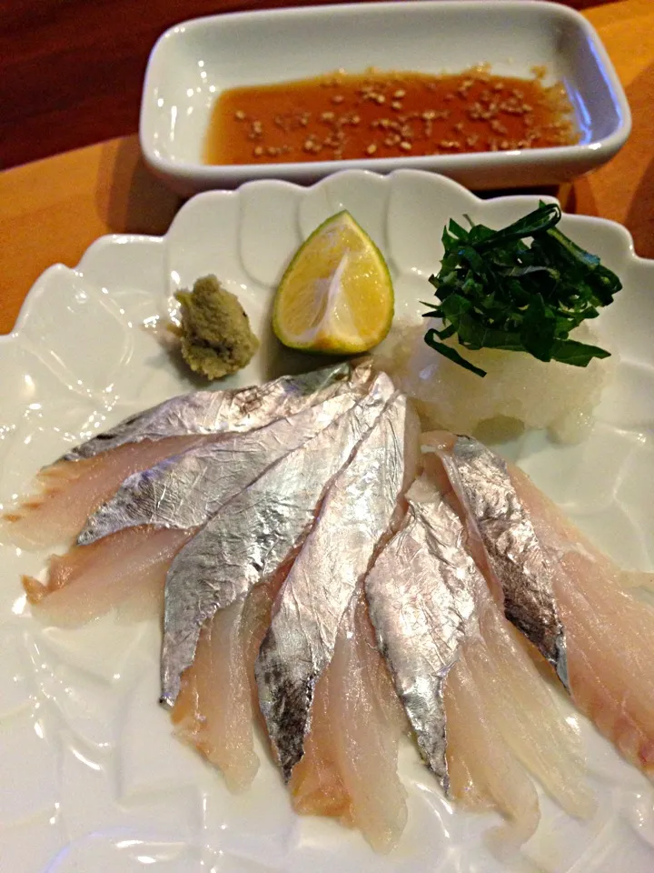 Snapdishの料理写真:太刀魚 造り|あきらさん