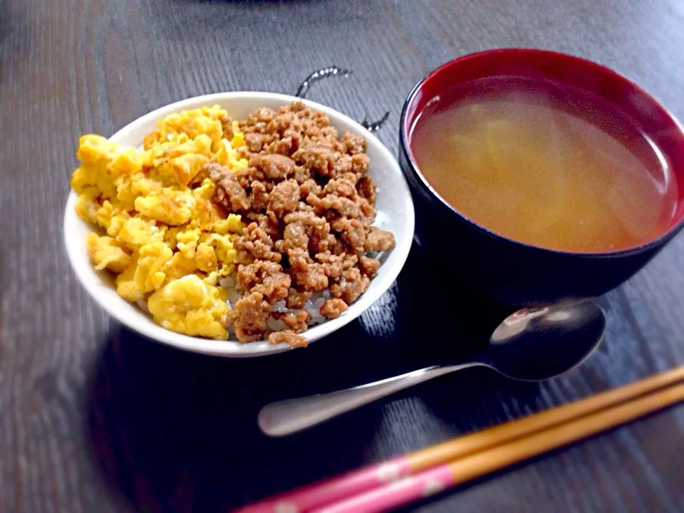 ミニ2色丼|ひとみさん