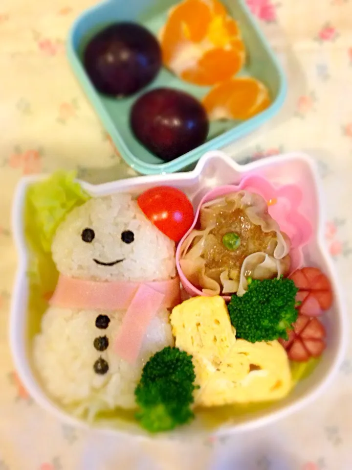 雪だるま弁当♡|chitomoさん