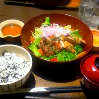 大戸屋 バジルチキン定食|ゆうさん