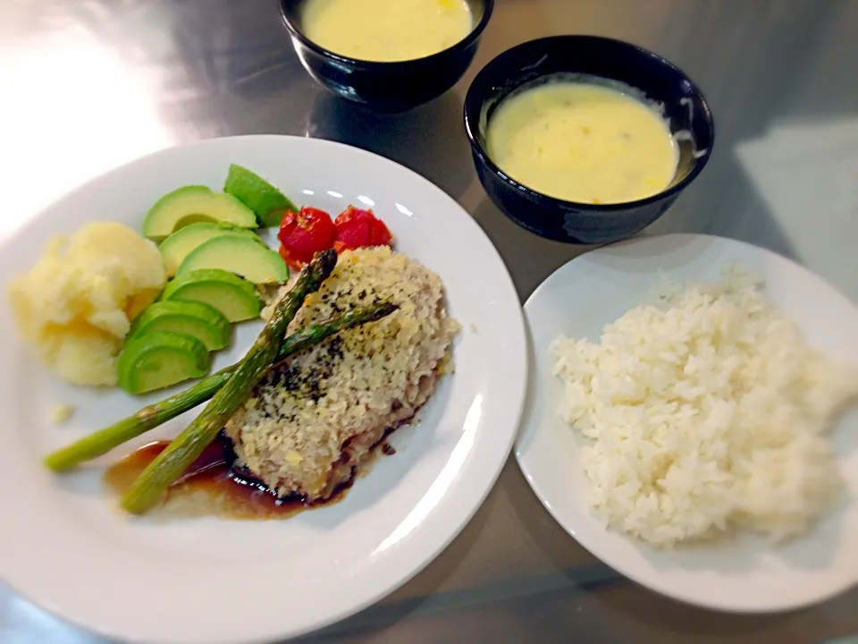 生ハムと豚肉のパン粉焼き|ぽてとさん