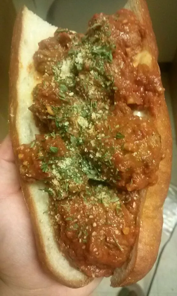 meatball marinara sandwich|jonathan choiさん