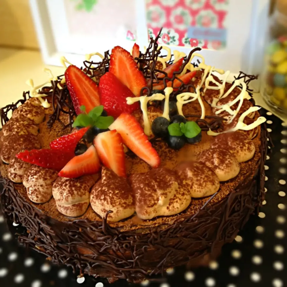 choc ganache cake|Chibiko's Kitchenさん