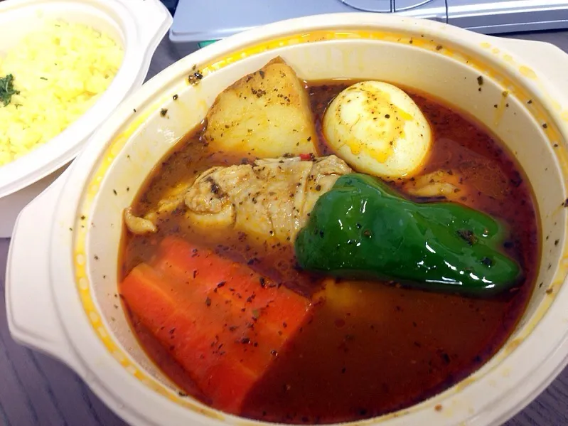 Soup Curry w/ chicken and vegetable takeout|chan mitsuさん