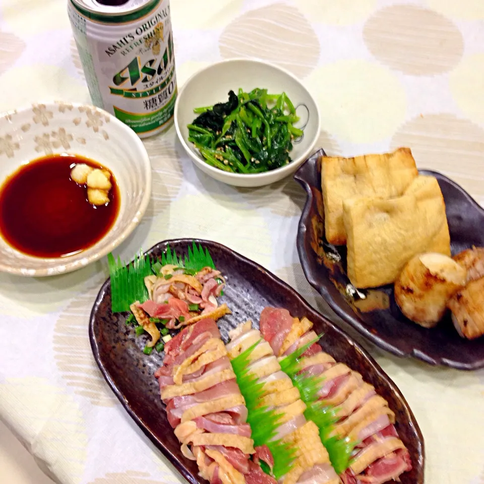 鶏刺し食べたかったの！|こころさん