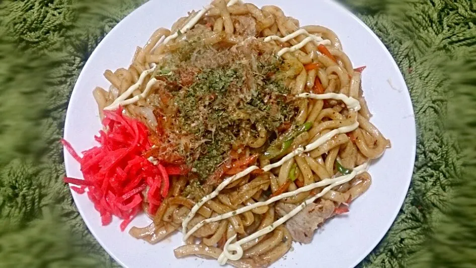 焼そば風焼きうどん|こっぺぱんさん