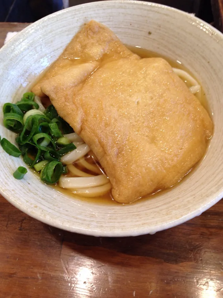 冷やしきつねぶっかけうどん|中華蕎麦 銀時さん