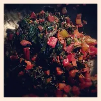 Snapdishの料理写真:Sautéed rainbow silverbeet|Lena Kellerさん