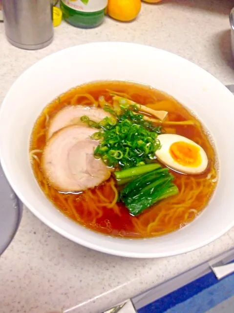 Snapdishの料理写真:自家製しょうゆラーメン♪|羽田一洋さん