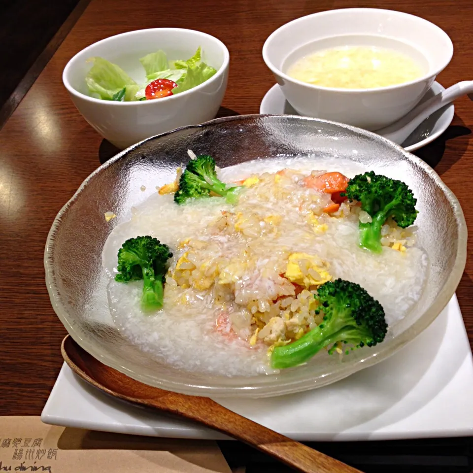 天然紅鮭と蓮根のあんかけチャーハン|donチャンさん