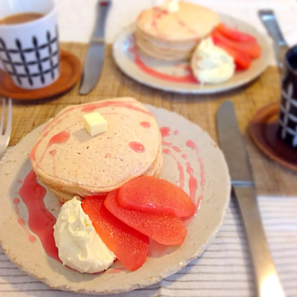 Snapdishの料理写真:今日は朝ご飯 2013.11.17|あいこ ⁎ˇ◡ˇ⁎さん