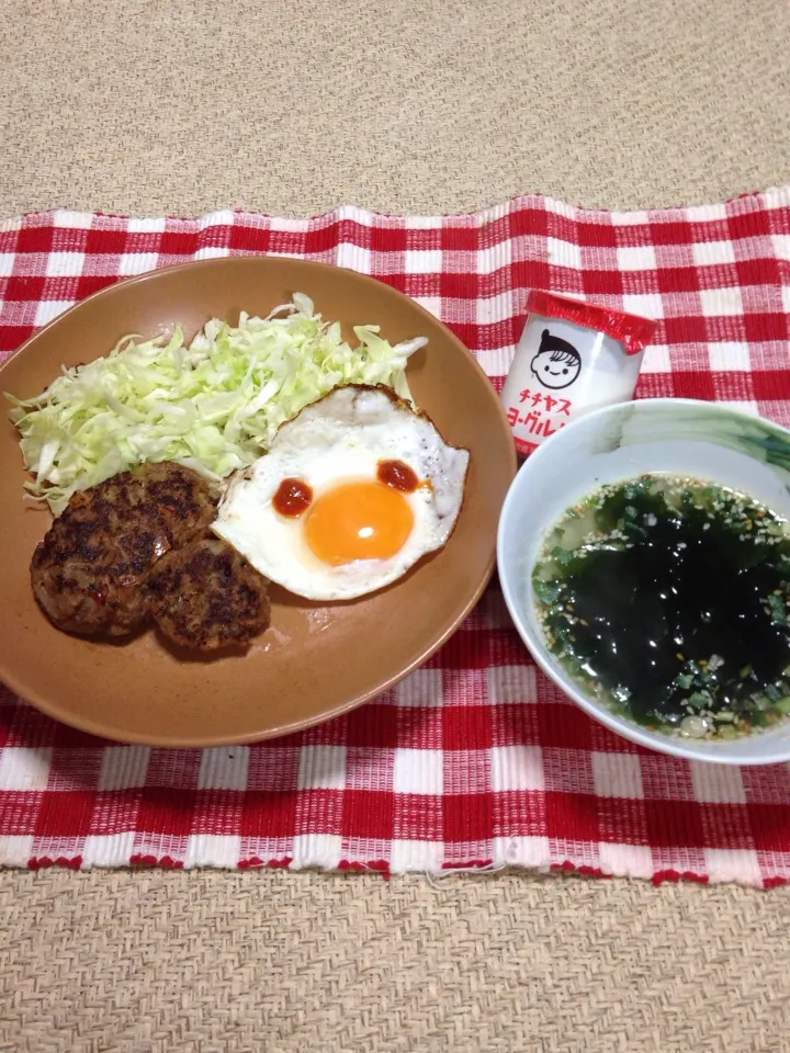 目玉焼き🍳ハンバーグ|REXさん