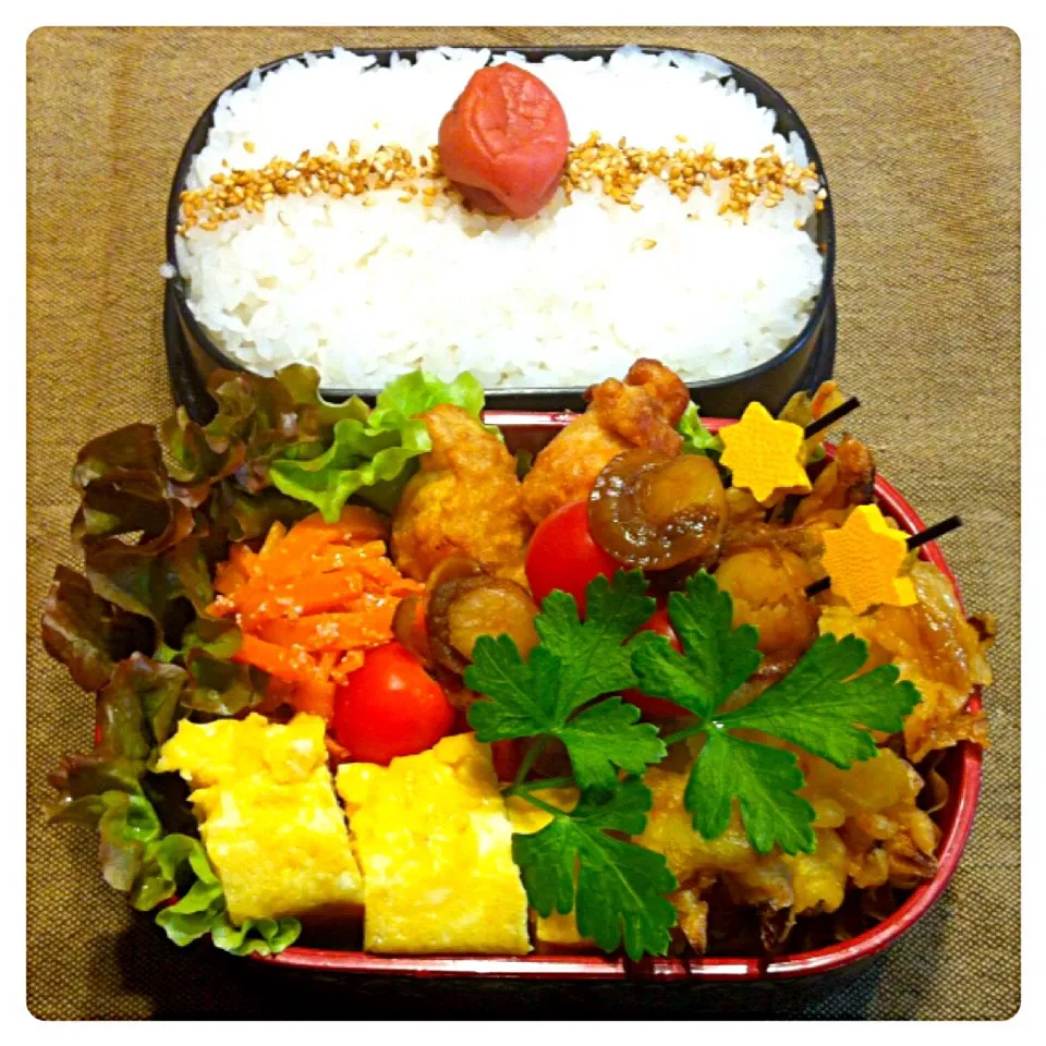 Snapdishの料理写真:パパ弁当|さとみ (satomi_foodart)さん