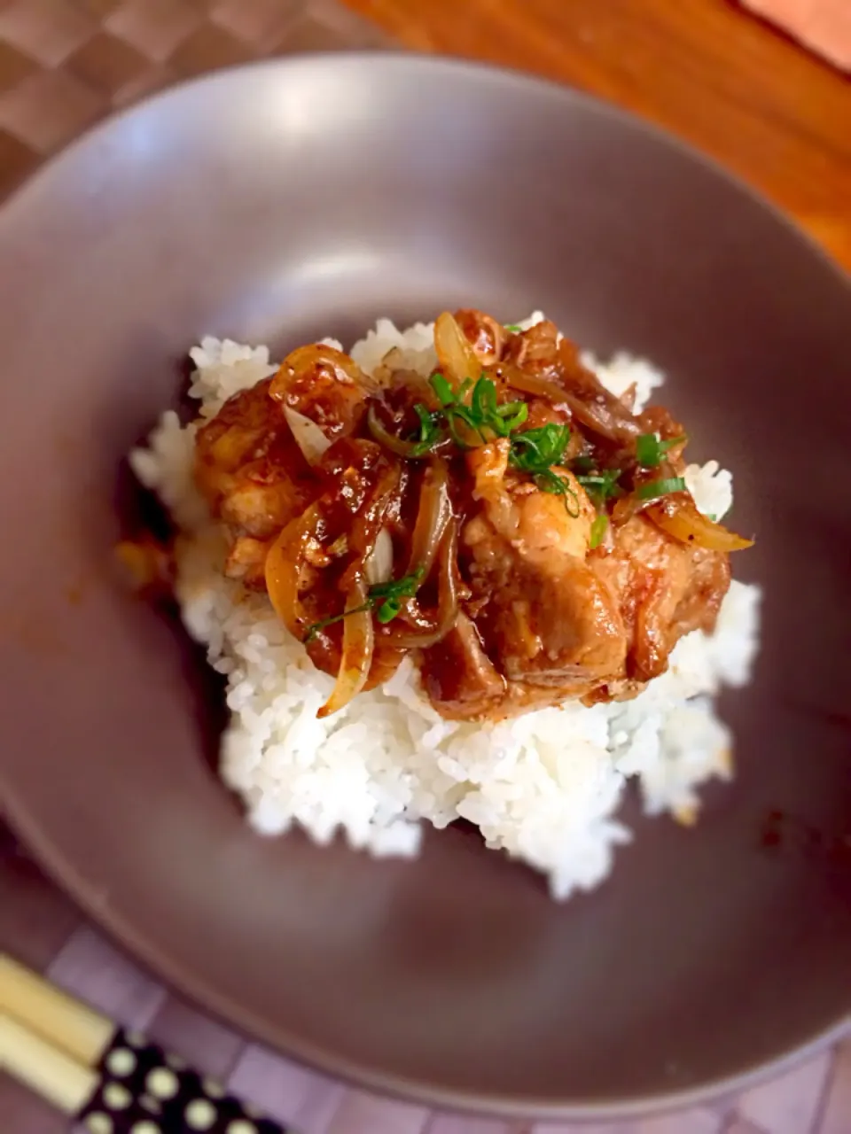 Snapdishの料理写真:ジャークチキン丼|keworiさん