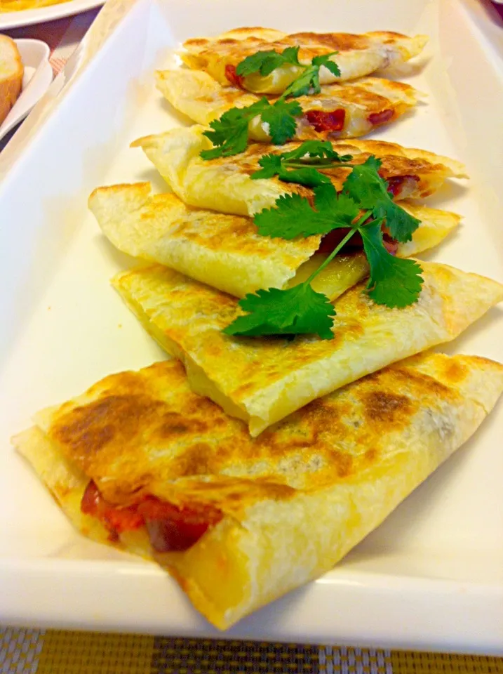 Chorizo quesadillas|Jorge Bernal Márquezさん