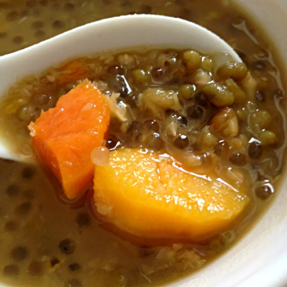 Green bean with sweet potato and sago|12Dragonさん