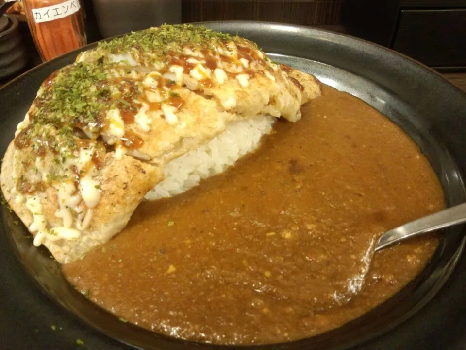 Snapdishの料理写真:イカ焼きカレー 6辛|サイファさん