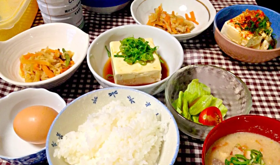 いろいろあり合わせ晩ごはん♪|ひかるんさん