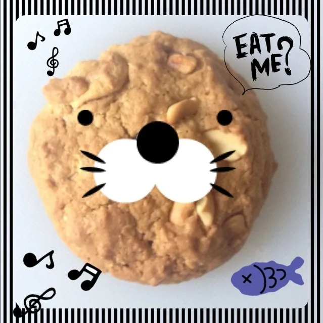 Snapdishの料理写真:Crancerry & cashew nut cookies|Titoyさん