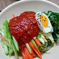 Snapdishの料理写真:일요일엔~비빔국수:)