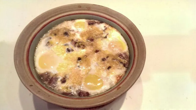 Baked eggs with wild mushroom|Sheila Chanさん