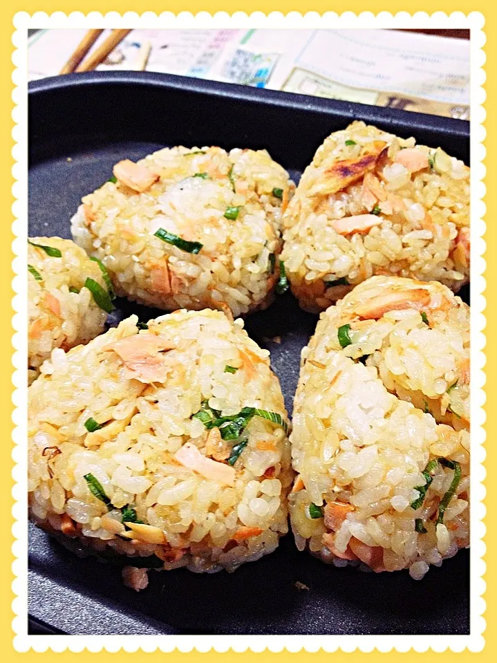 チーズイン 焼きおにぎり🍙|えみちさん