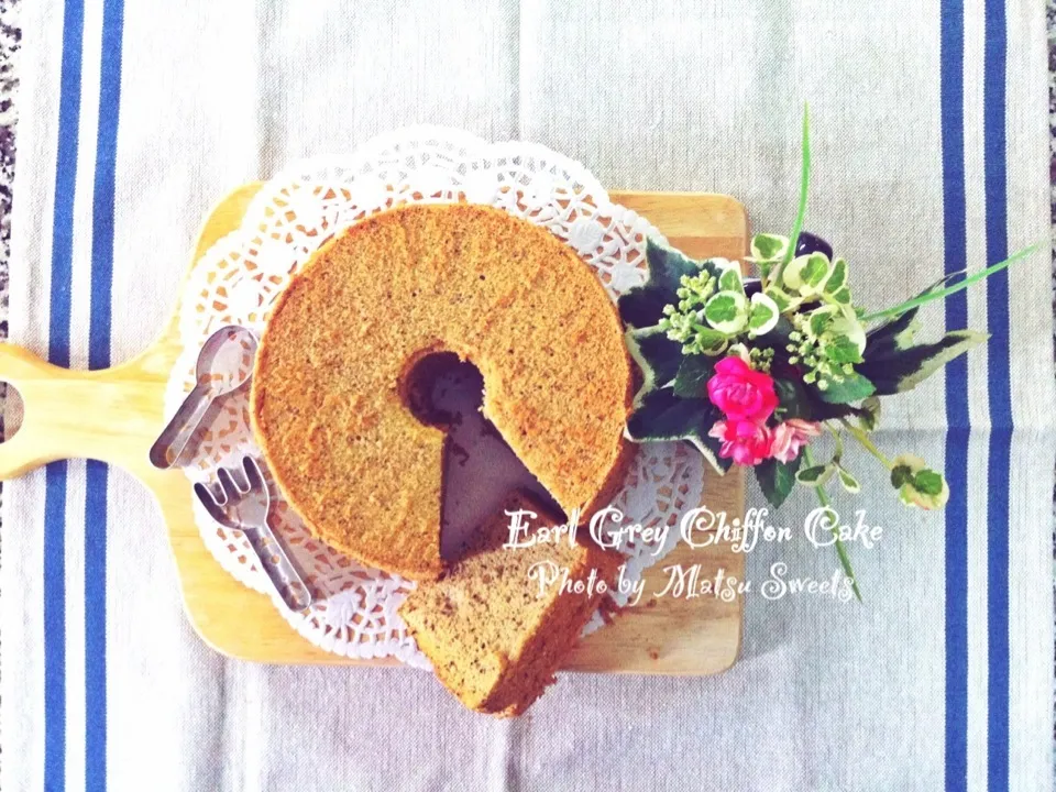 Earl grey chiffon cake|Matsu sweetsさん