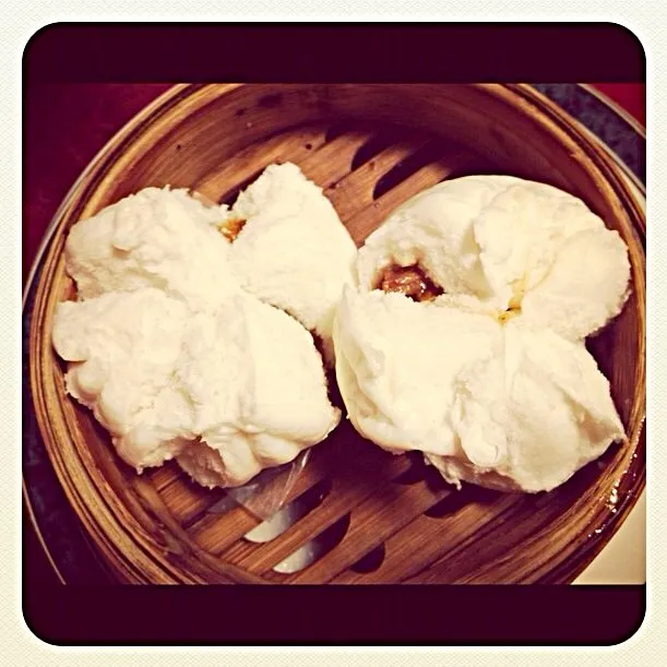 Cha Siu Bao, Chinese Buns with barbecue pork filling.|H3L1DAさん