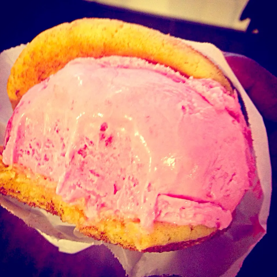 Ice cream and cookie Sandwich!|vickycerqueiraさん