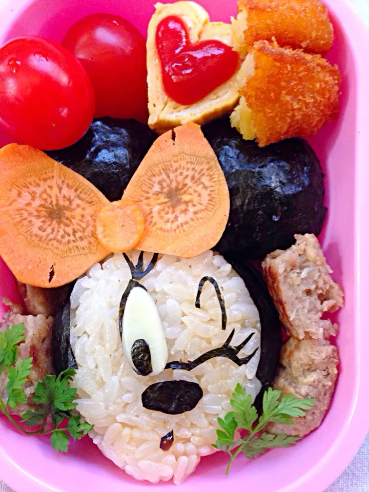 Lunch box☆minnie mouse♪ﾐﾆｰﾏｳｽ 2|🌈Ami🍻さん