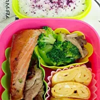 Snapdishの料理写真:塩麹焼肉弁当|kanakoさん