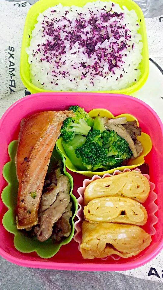 Snapdishの料理写真:塩麹焼肉弁当|kanakoさん