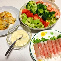 Snapdishの料理写真:即効夕飯レシピ‧✩͓̊(´๑•ω•๑)ɞ₎₎✩|Mayukoさん