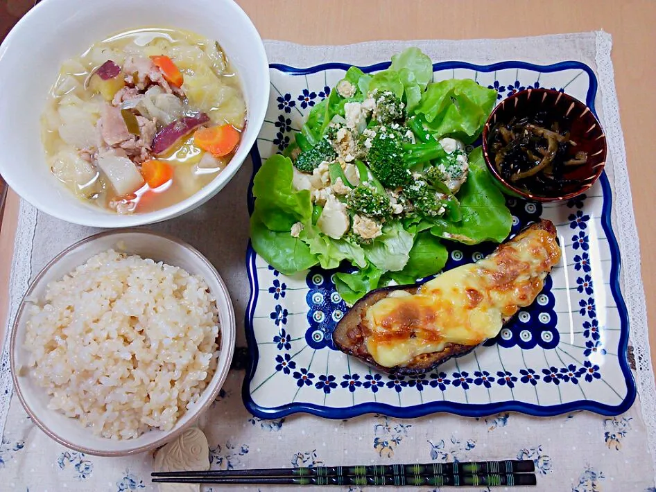 野菜がい～っぱい!!の和・洋mix晩ご飯|yさん