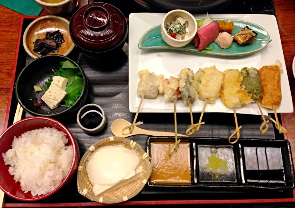 Tofu tengaku set, Kyoto|coxiella24さん