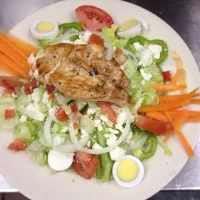 Salmon spring salad|candace johndonさん