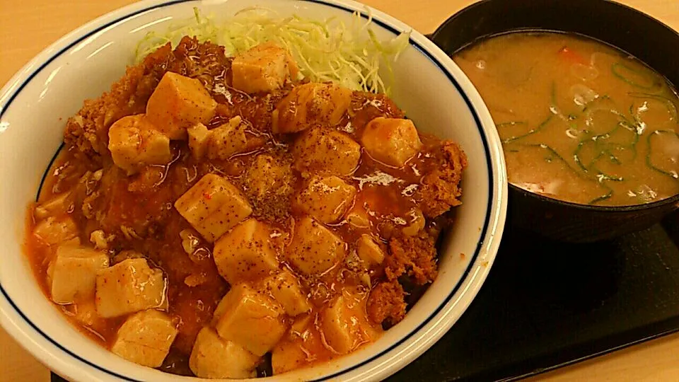 麻婆チキンカツ丼|ねぎしさん