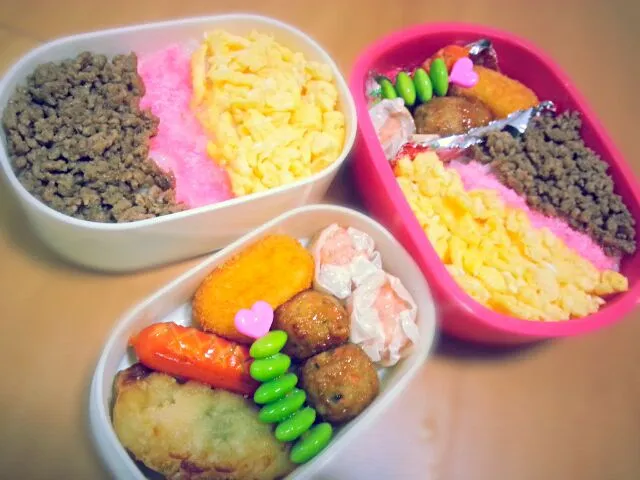 3色弁当。|marinさん