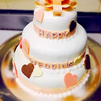 Snapdishの料理写真:ブライダルフェアのwedding cake♡|Megumi Yoshiiさん